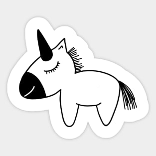 Sweet Little Unicorn Sticker